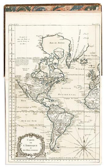 (SOUTH AND CENTRAL AMERICA.) Jacques-Nicolas Bellin. Le Petit Atlas Maritime... Second Volume... lAmerique Meridionale.
